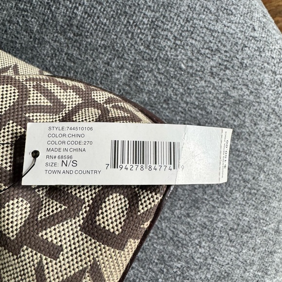 DKNY Brown and Cream Satchel - Picture 5 of 5